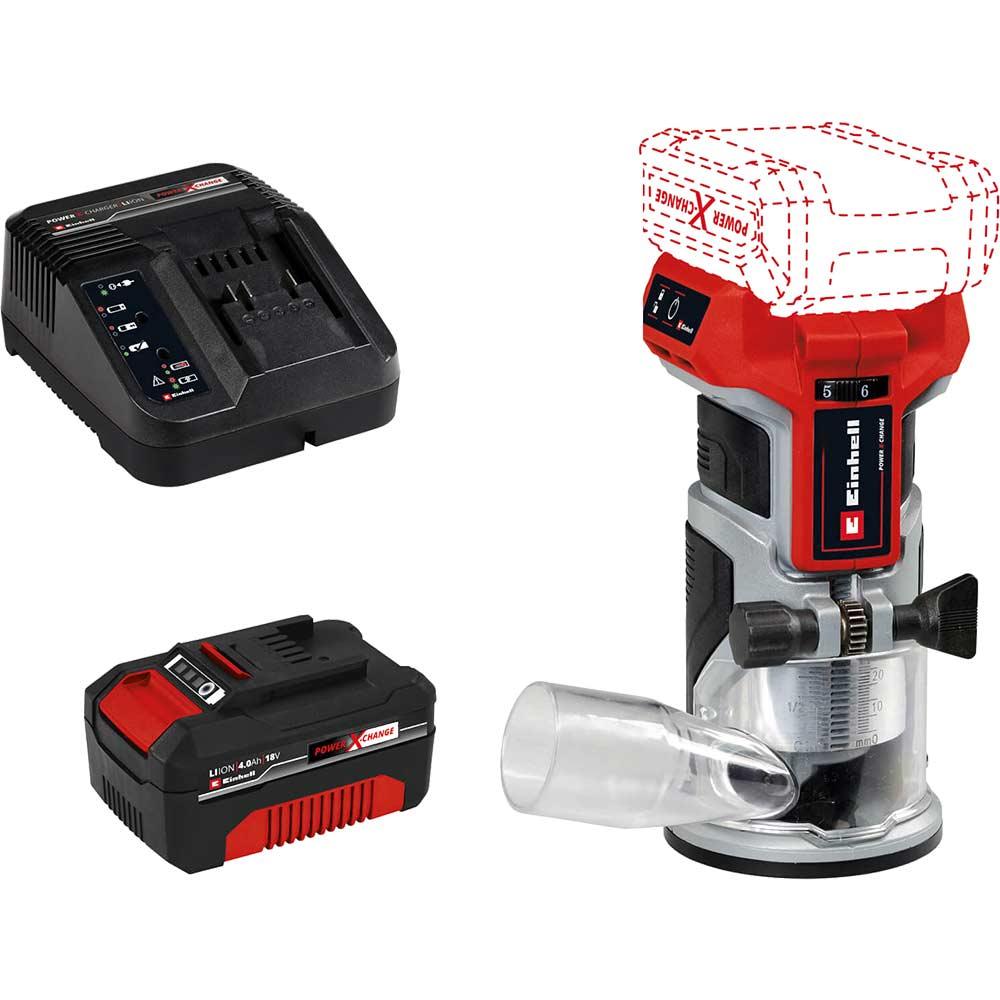 Einhell Professional TP-ET 18 Li BL 18v Cordless Brushless Trim Router