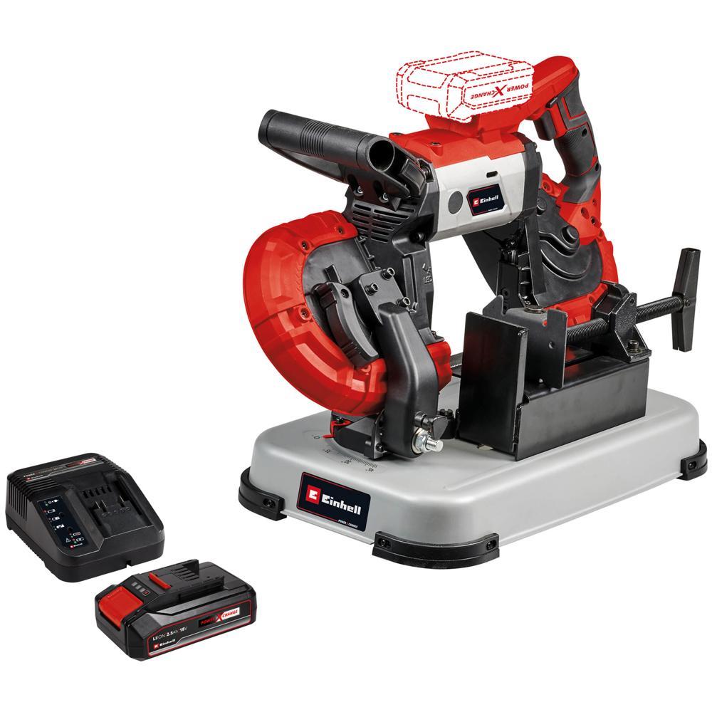 Einhell TE-MB 18/127 U Li 18v Cordless Bench or Handheld Bandsaw 1 x 2.5ah Li-ion Charger No Case