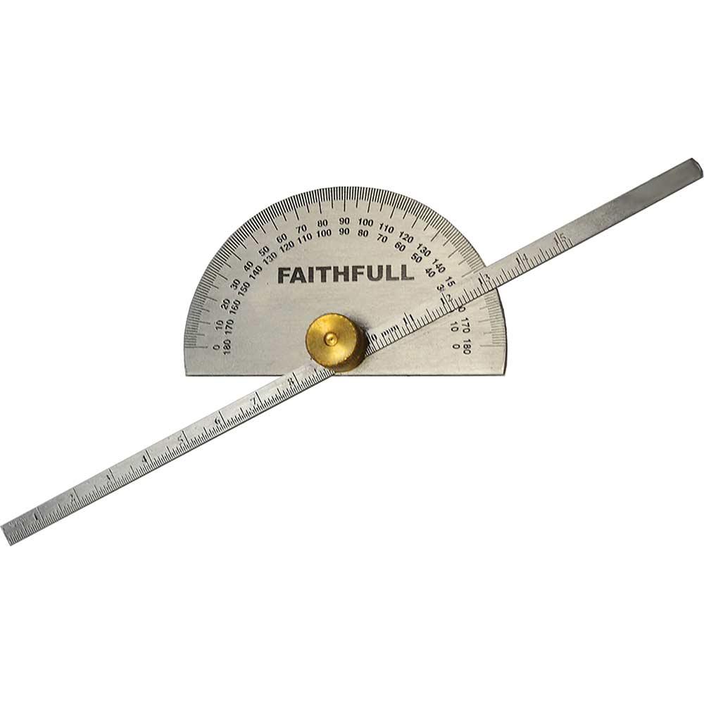 Faithfull Depth Gauge and Protractor