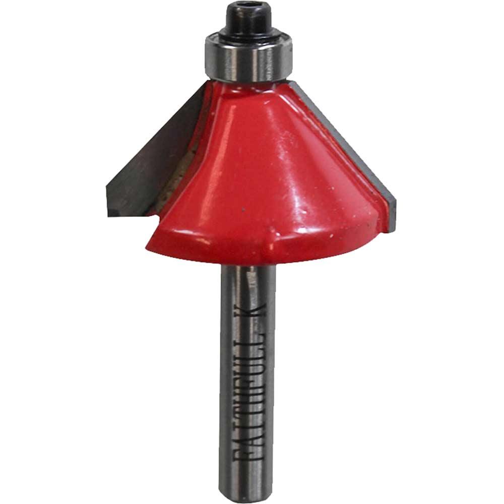 Faithfull 45 Degree Chamfer Router Bit 45 Degrees 10mm 1/4"