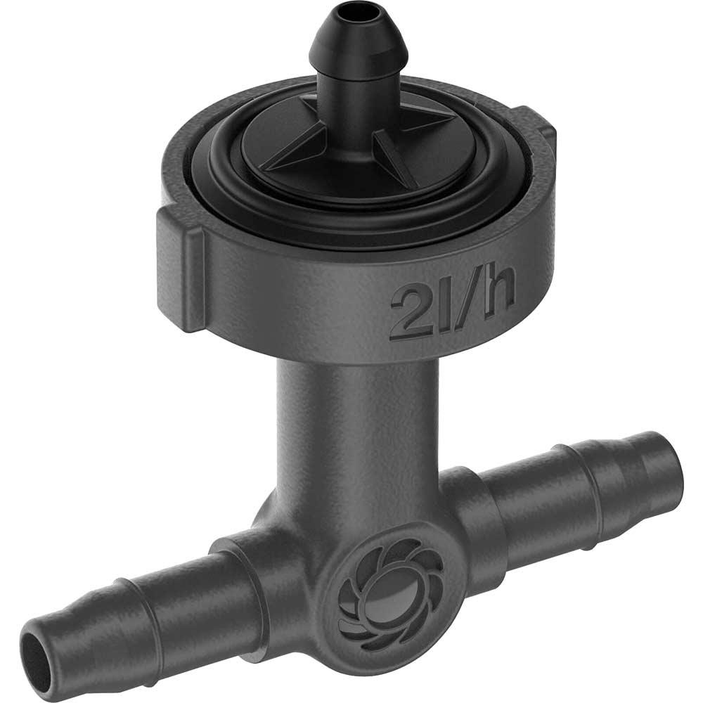 Gardena MICRO DRIP Inline Pressure Compensating Drip Head 3/16" / 4.6mm 2 Litres Hour Pack of 10
