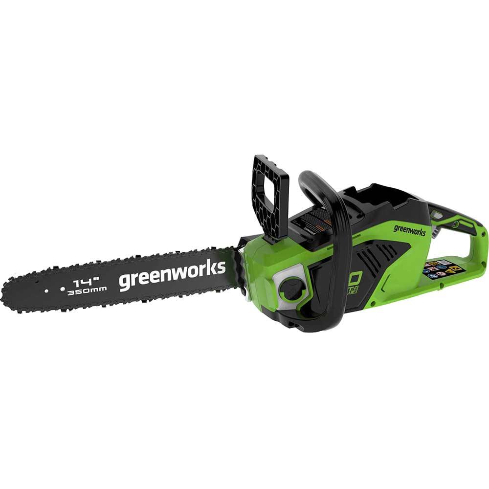 Greenworks GD40CS15 40v Cordless Brushless Chainsaw 350mm No Batteries No Battery Charger
