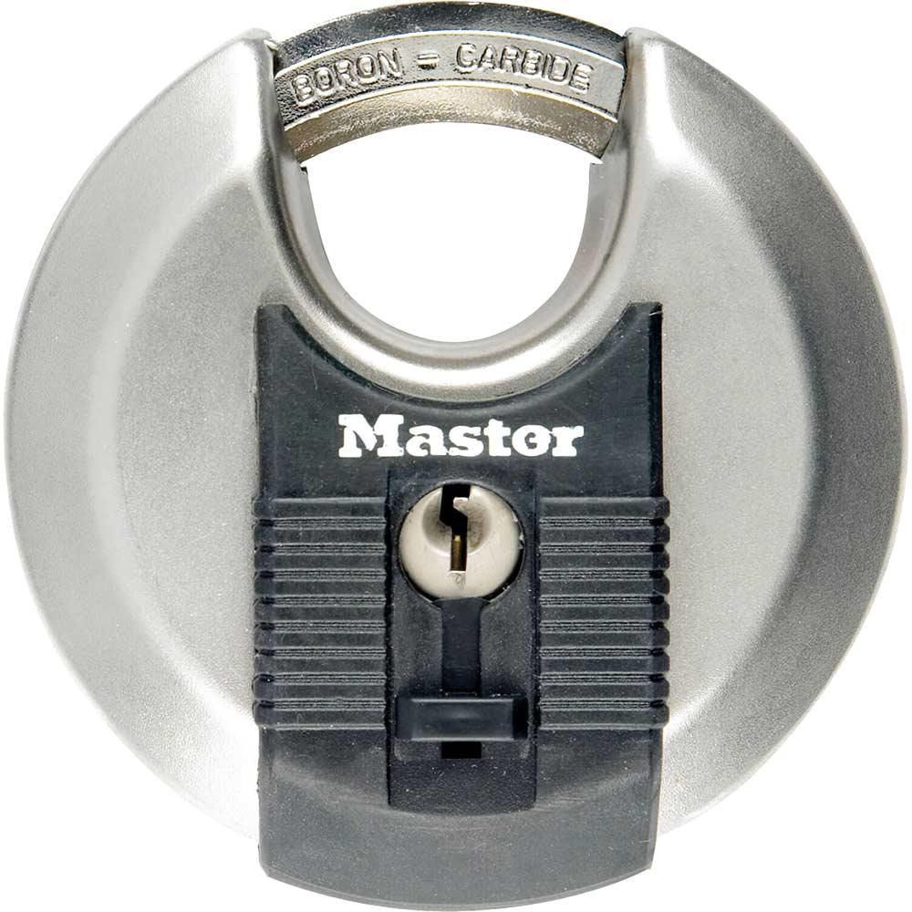 Masterlock Excell Stainless Steel Discus Padlock 80mm Standard