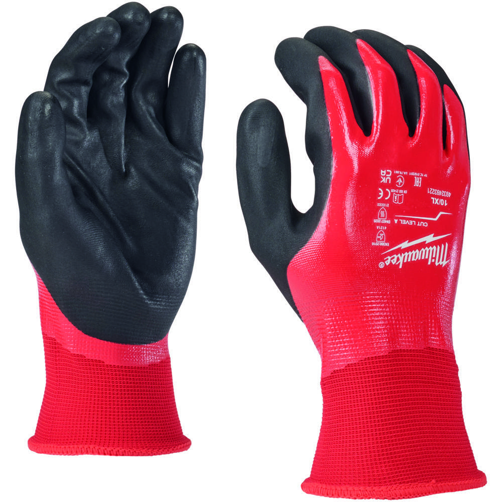 Milwaukee Cut Level 1 Fully Dipped Gloves