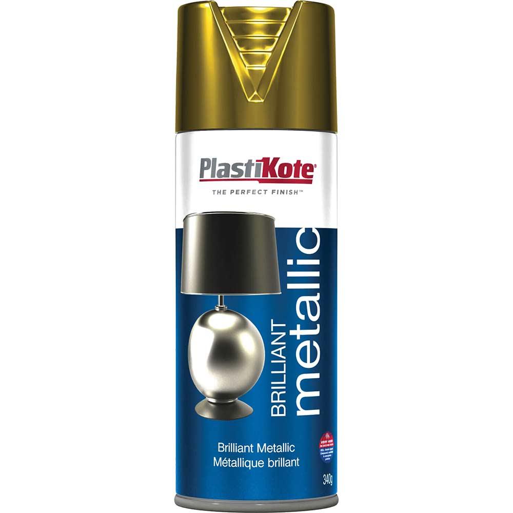 Plastikote Brilliant Metallic Aerosol Spray Paint