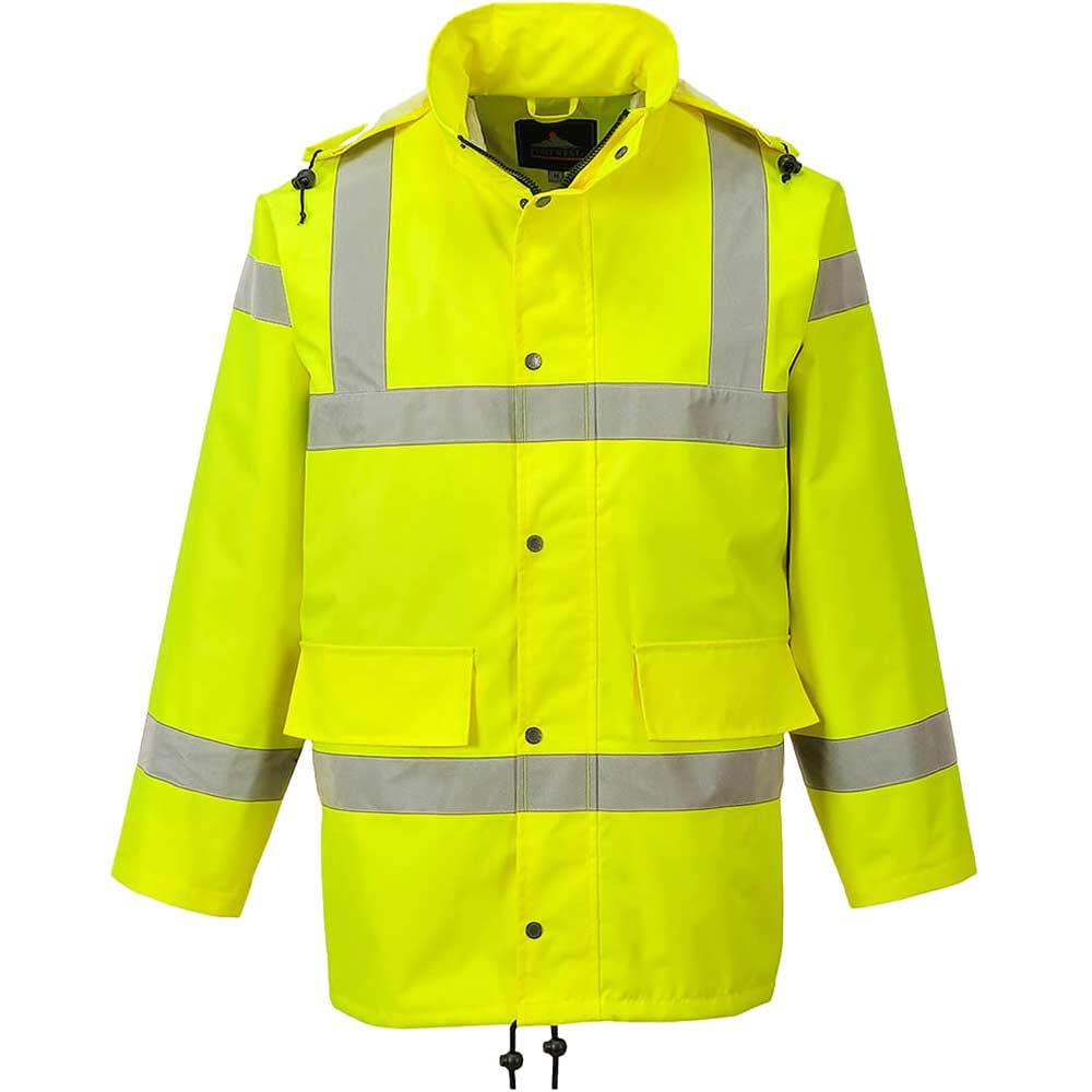 Oxford Weave 300D Class 3 Breathable Hi Vis Jacket