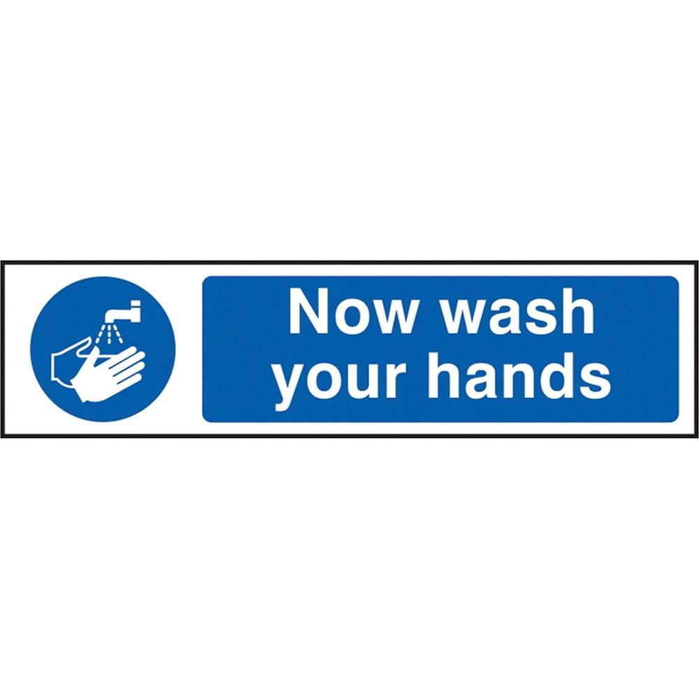 Scan Now Wash Your Hands Sign