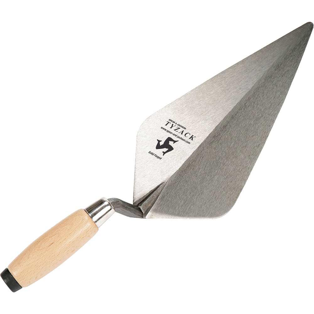 Tyzack Broad Heel Brick Trowel Short 10"