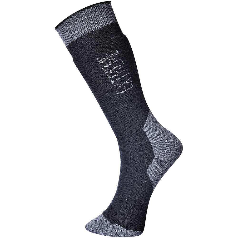 Portwest Extreme Cold Weather Socks Black 6 - 9 Pack of 1