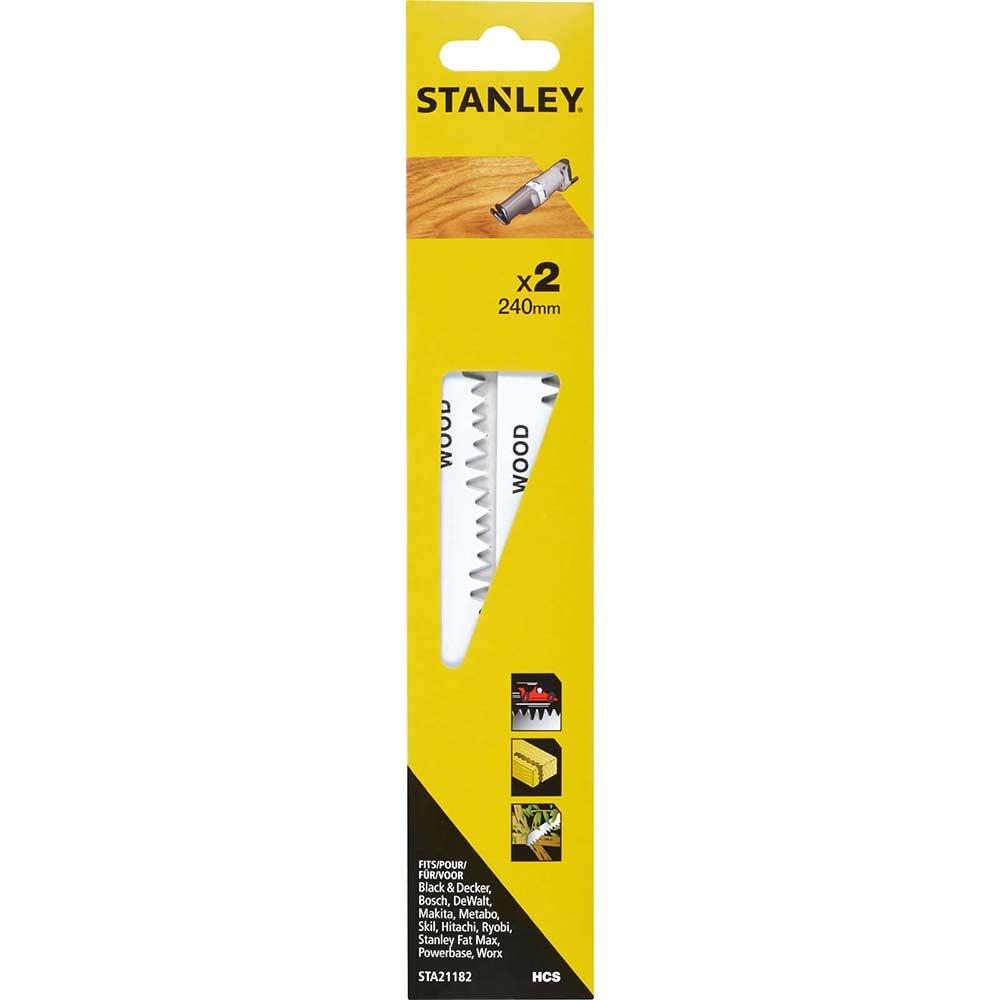 Stanley Pruning and Coarse Wood Cutting Reciprocating Saw Blades