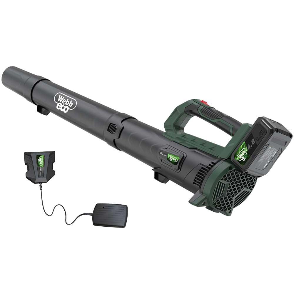 Webb Eco WEV20AB 20v Cordless Axial Garden Leaf Blower