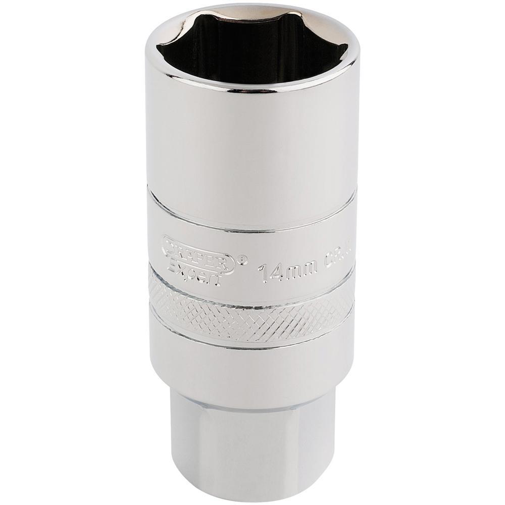 Draper 3/8" Drive Hexagon Spark Plug Socket 3/8" 14mm