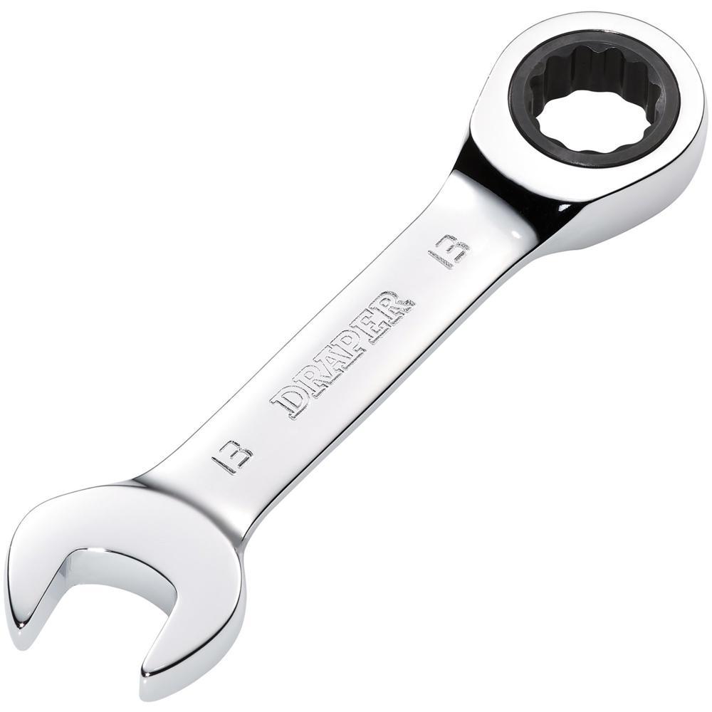 Draper Hi-Torq Stubby Ratchet Combination Spanner