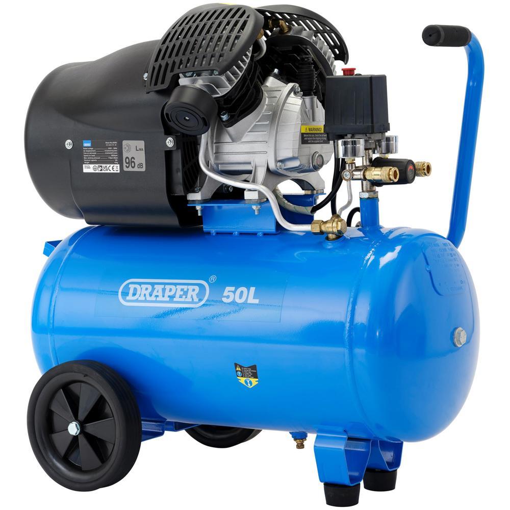 Draper DA50/412TV Air Compressor 50 Litre 240v