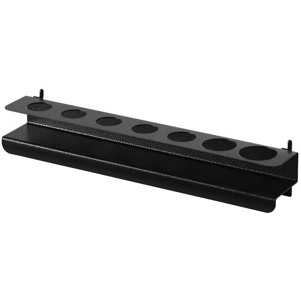 Bunker Pegboard Tool Rack with 7 Holders Black