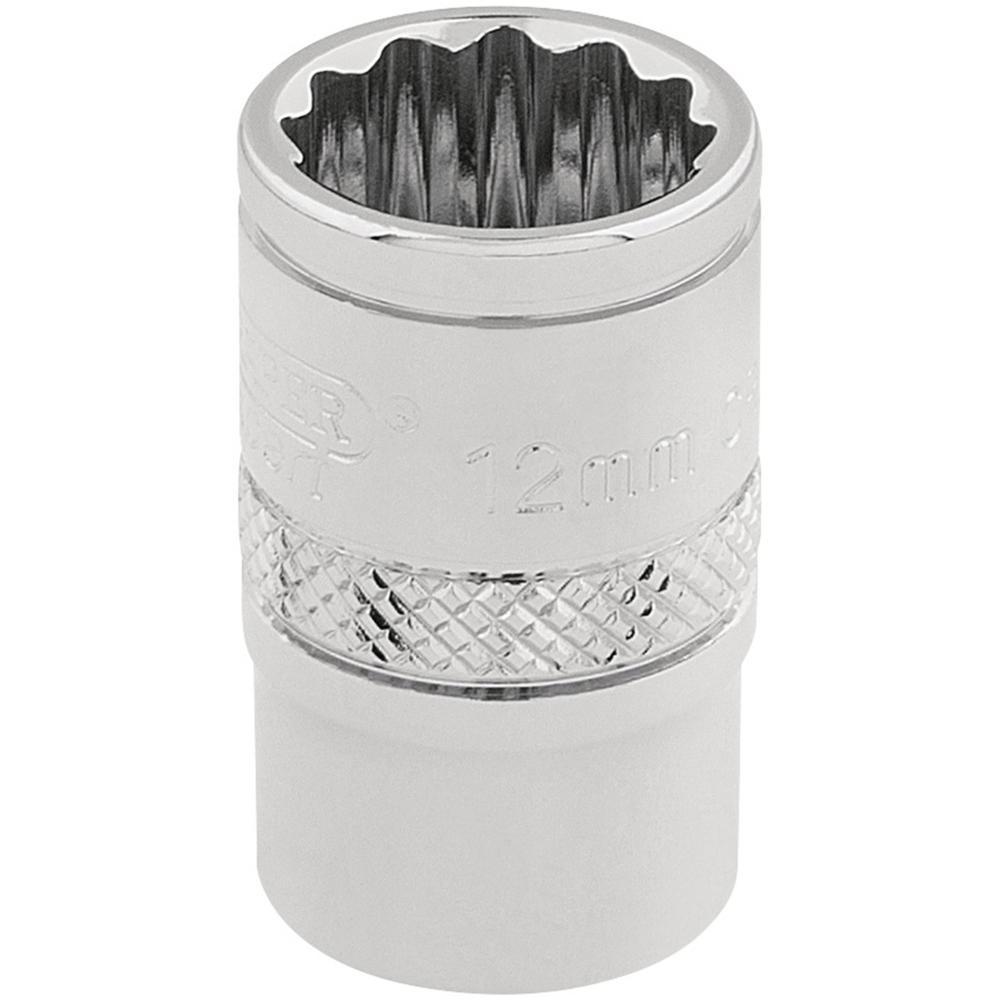 Draper 3/8" Drive Polished Finish Hi Torq Bi Hexagon Socket Metric