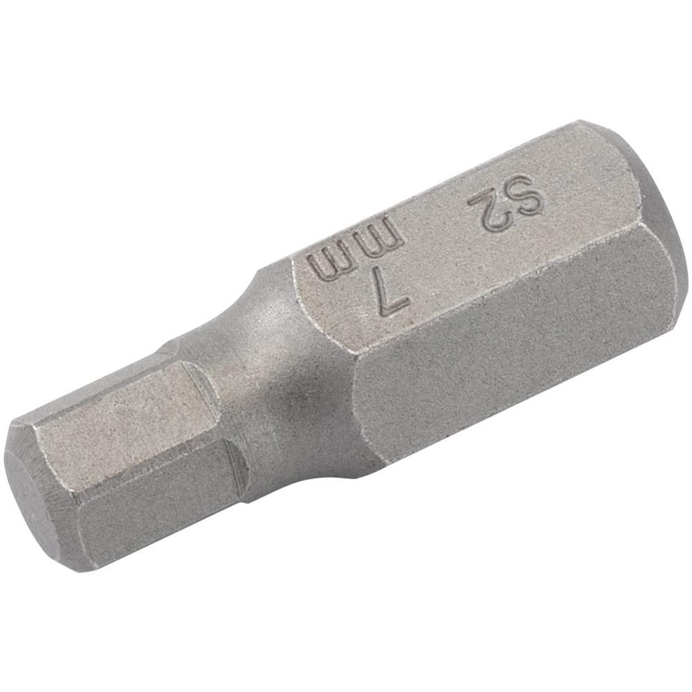 Draper Expert Hexagon 10mm Shank Insert Bits 7mm 30mm Pack of 1