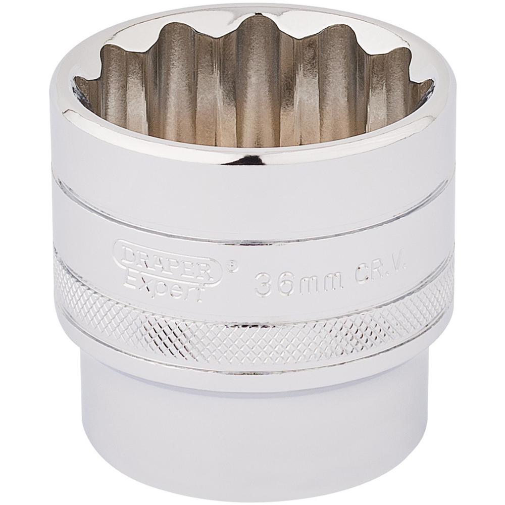 Draper 1/2" Drive Hi Torq Bi Hexagon Socket Metric 1/2" 36mm