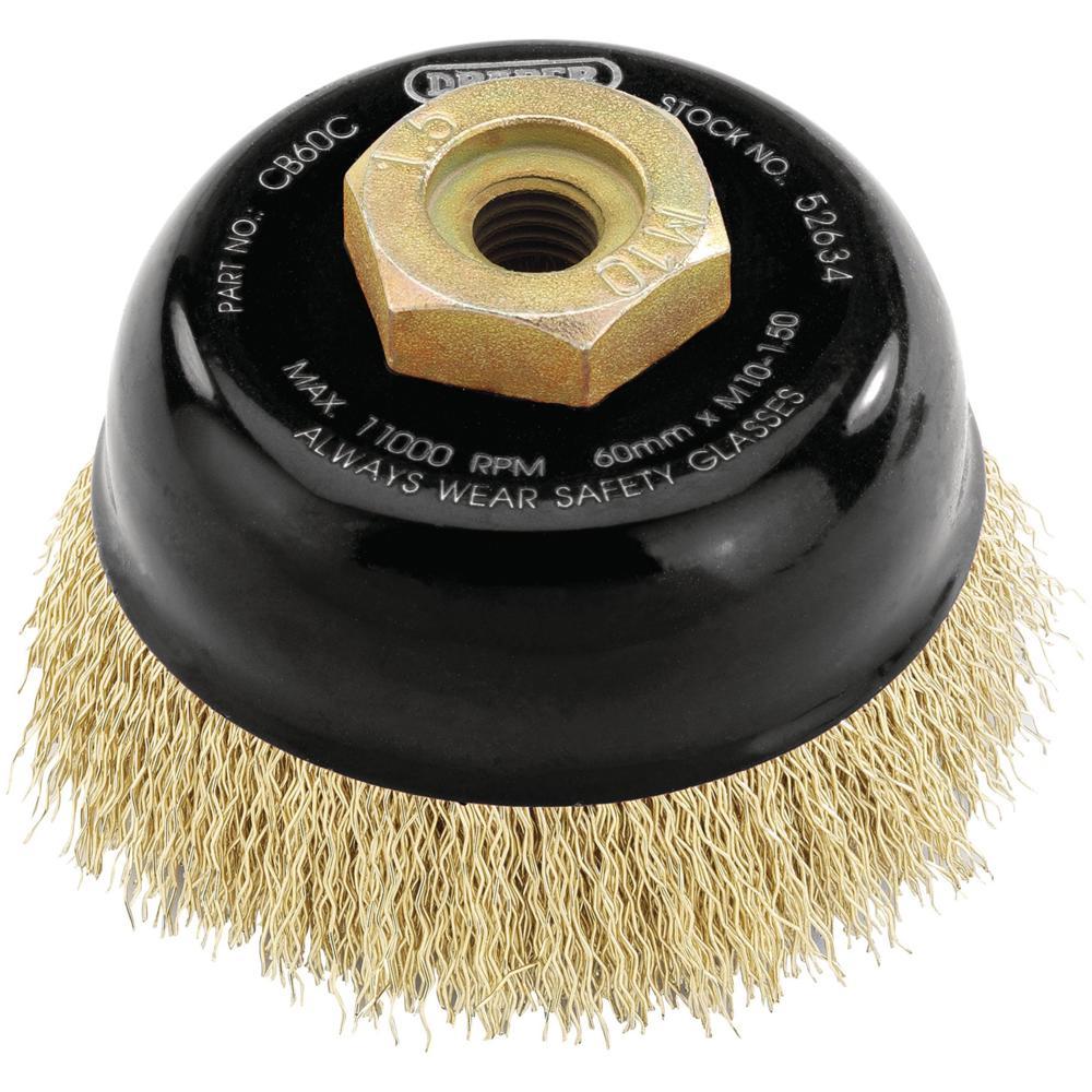 Draper Expert Brassed Steel Wire Cup Brush