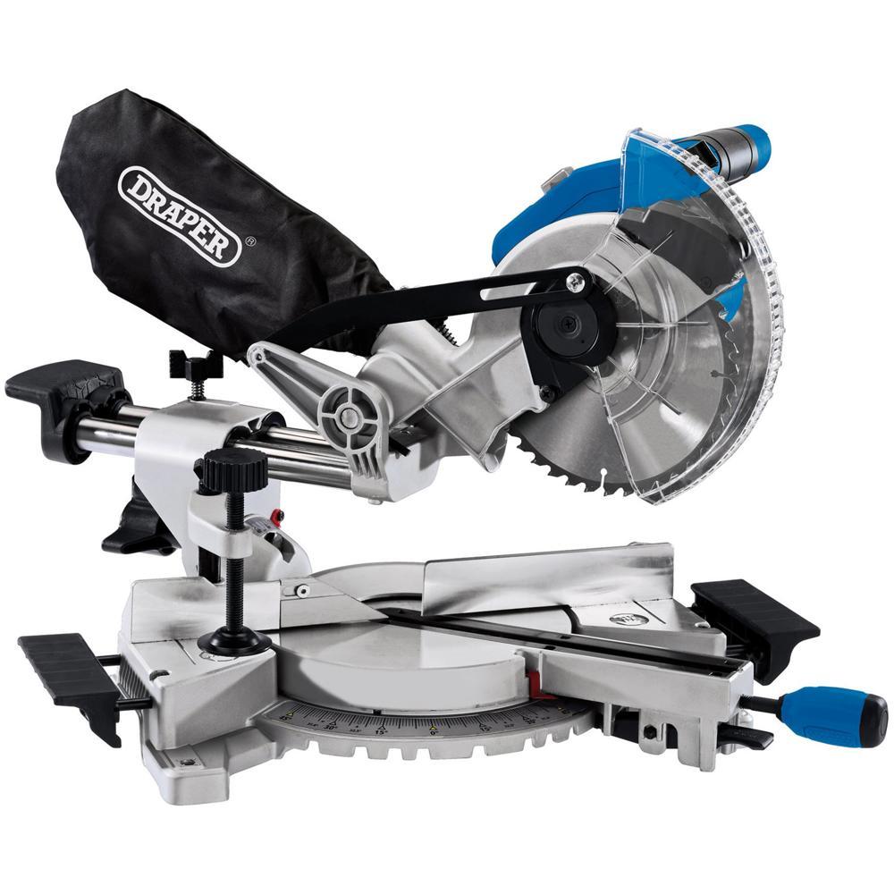 Draper D20MS185 D20 20v Cordless Brushless Sliding Mitre Saw 185mm No Batteries No Charger