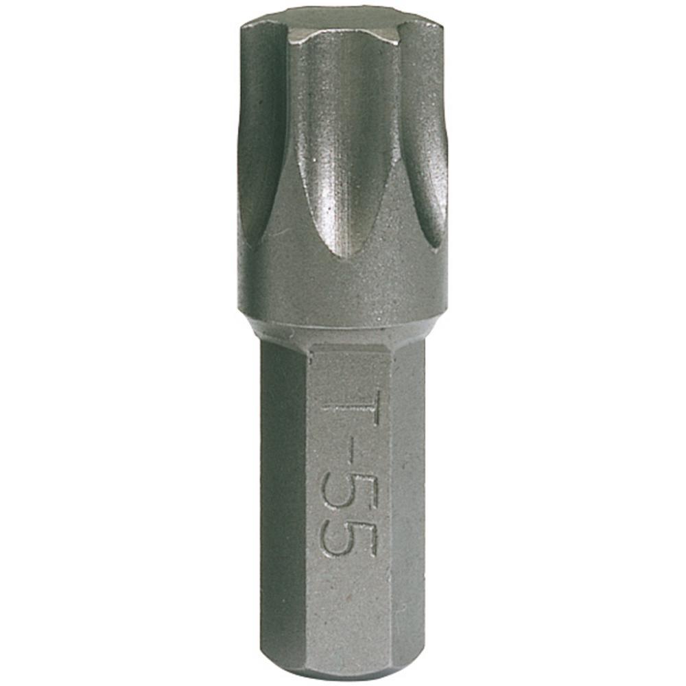 Draper 8mm Hex Shank Impact Torx Screwdriver Bit T55 25mm Pack of 1