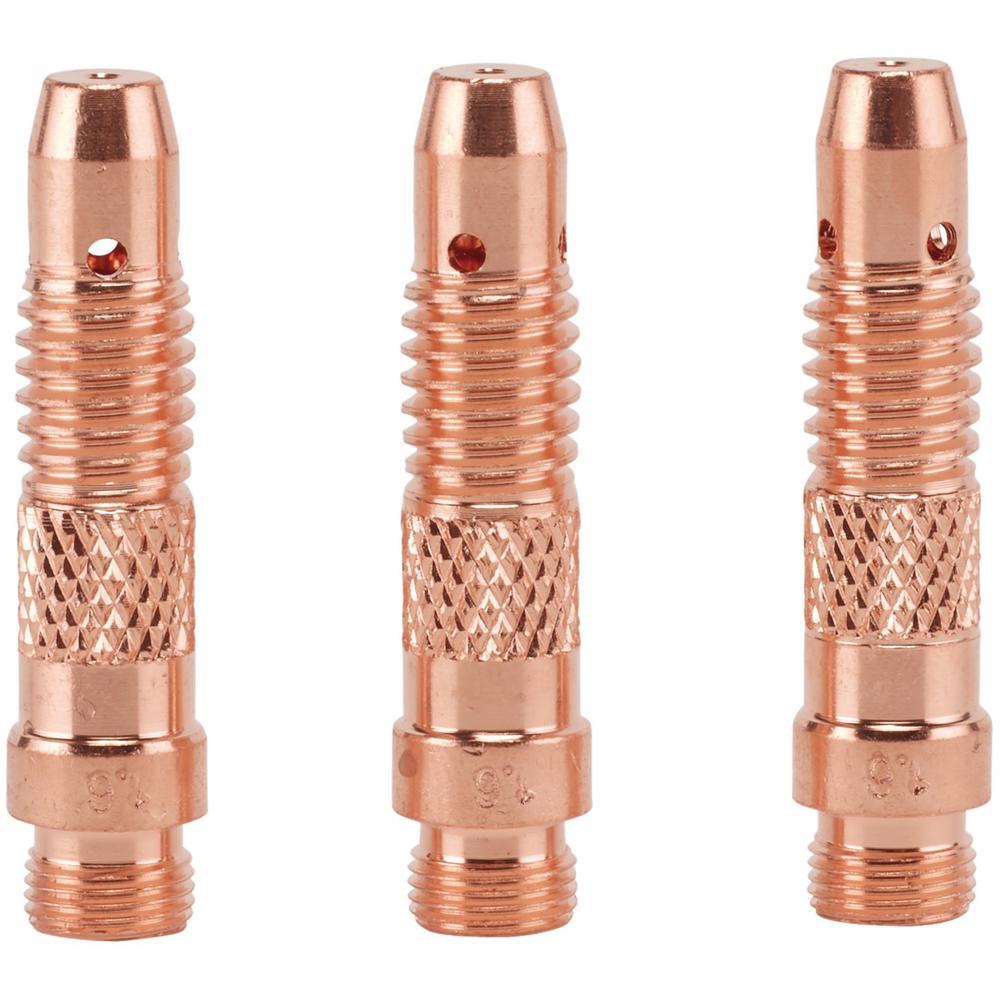Draper 1.6mm Collet Body for 70087 and 57096 TIG Welding Torch Pack of 3