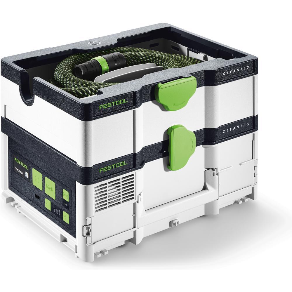 Festool CTMC SYS Cleantec Twin 18v Cordless M Class Mobile Dust Extractor No Batteries No Charger