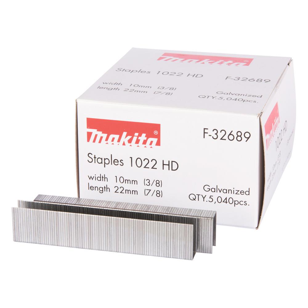 Makita Staples for DST221 Cordless Staple Gun 22mm Pack of 5000