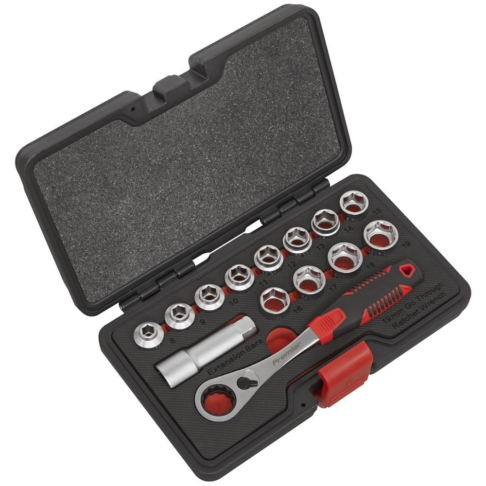 Sealey 13 Piece 3/4" Drive Shallow Profile Socket Set 3/4"
