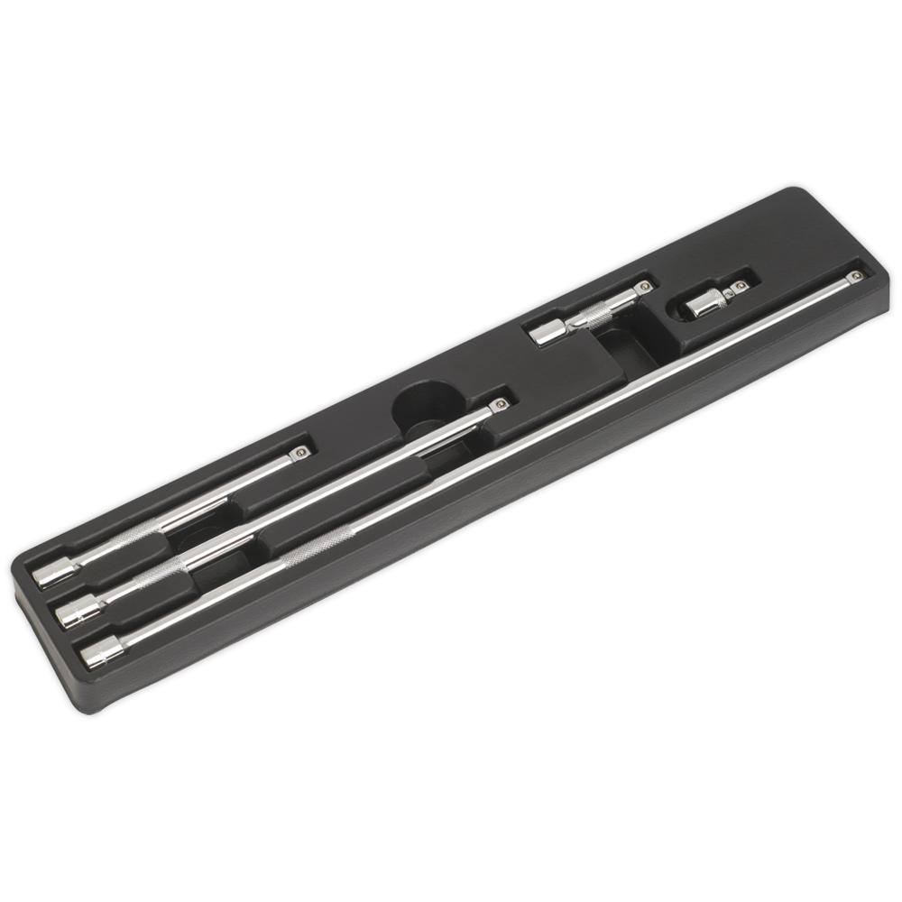 Sealey 5 Piece 3/8" Drive Wobble Extension Bar Set 3/8"