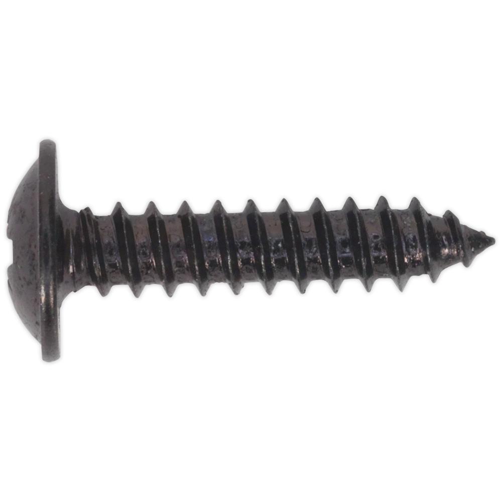 Self Tapping Flange Head Pozi Screws Black 4.2mm 19mm Pack of 100