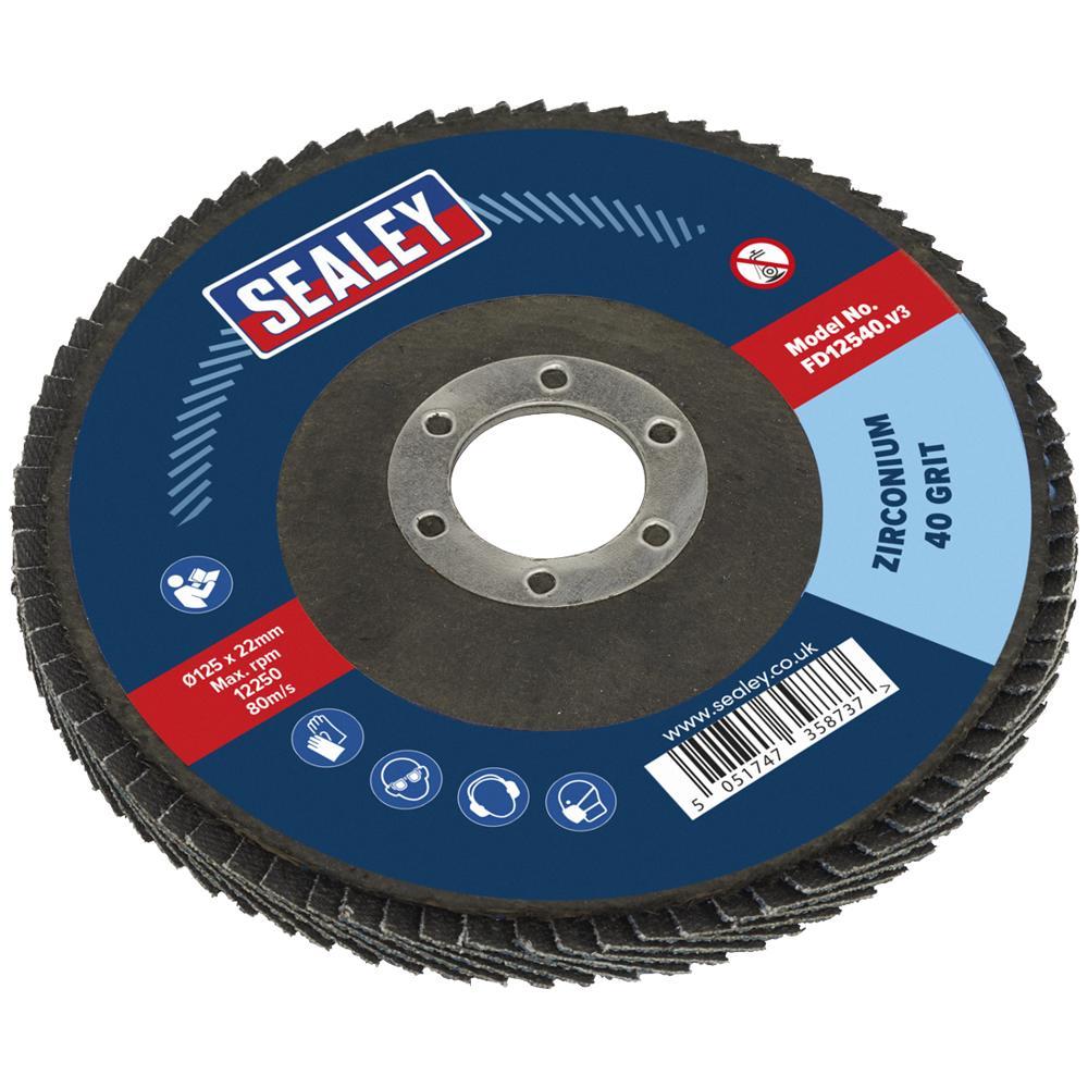 Sealey Zirconium Abrasive Flap Disc