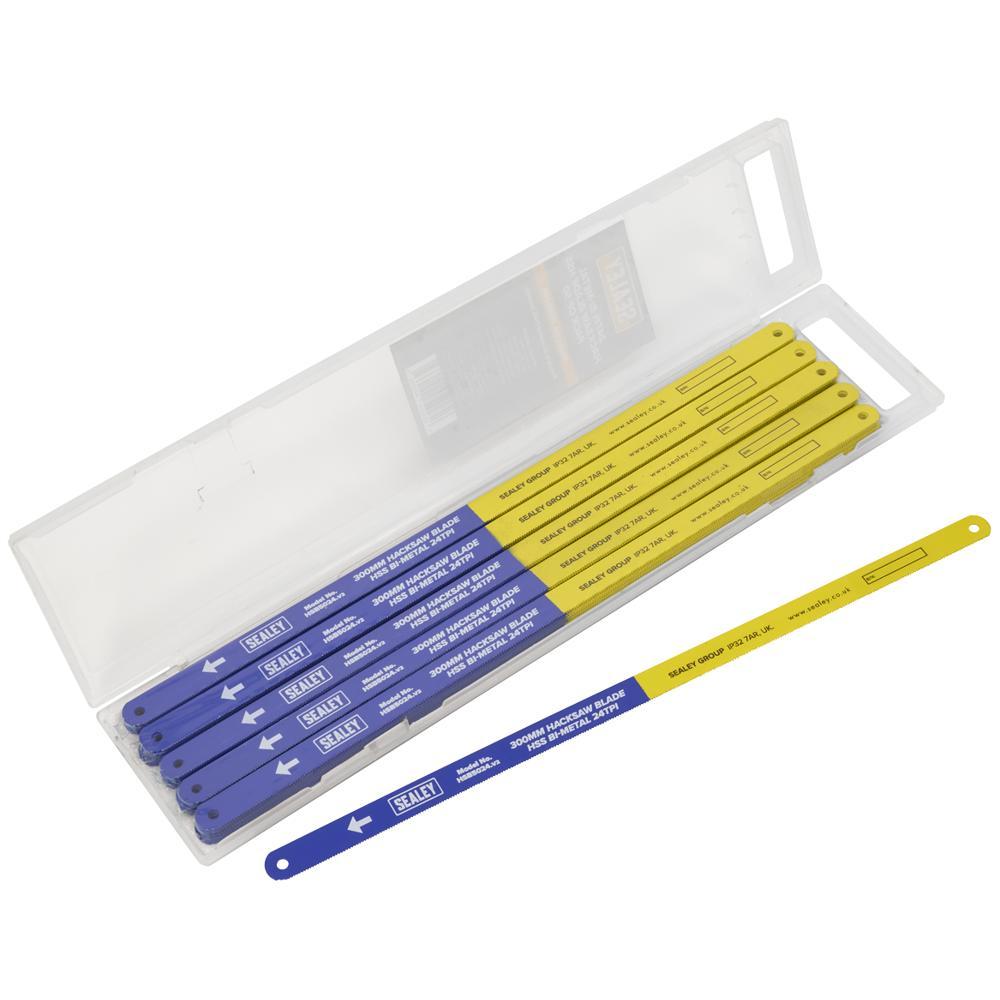 Sealey HSS Bi Metal Hacksaw Blade 12" / 300mm 24tpi Pack of 50