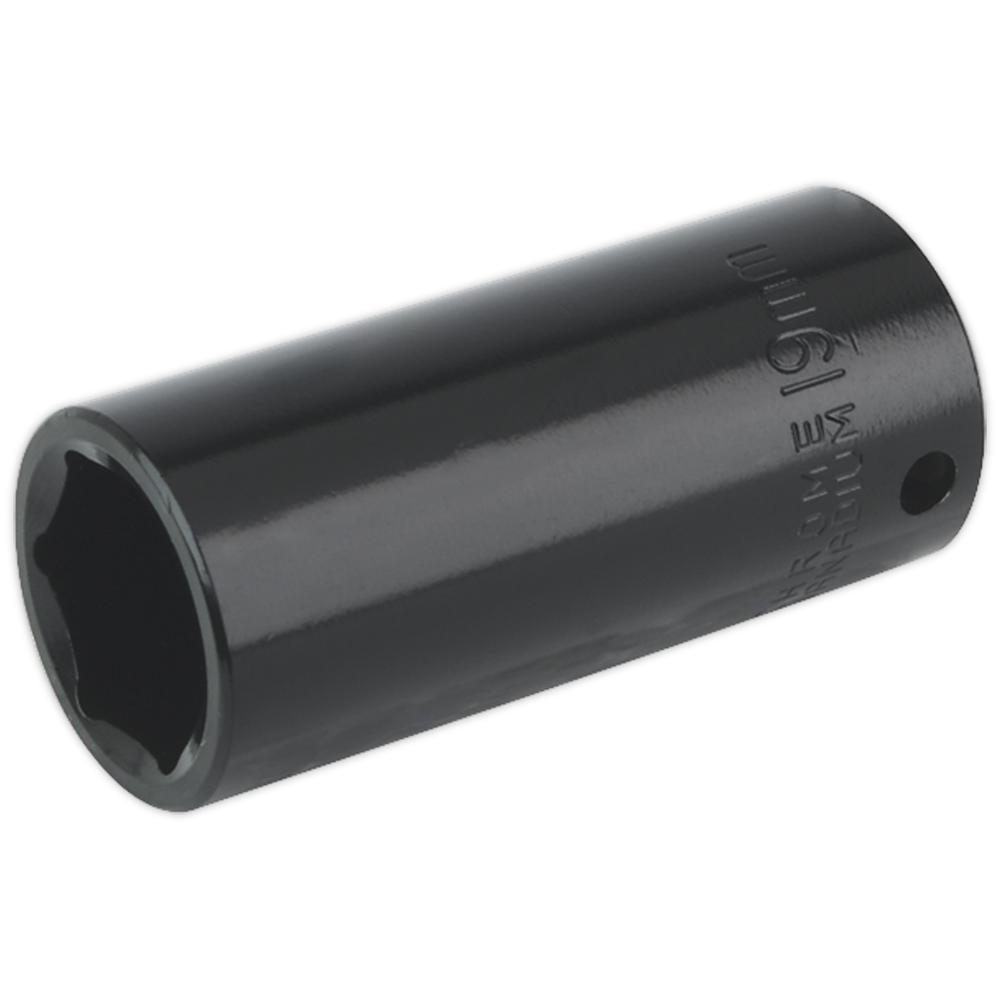 Sealey 3/8" Drive Deep Hexagon Impact Socket Metric