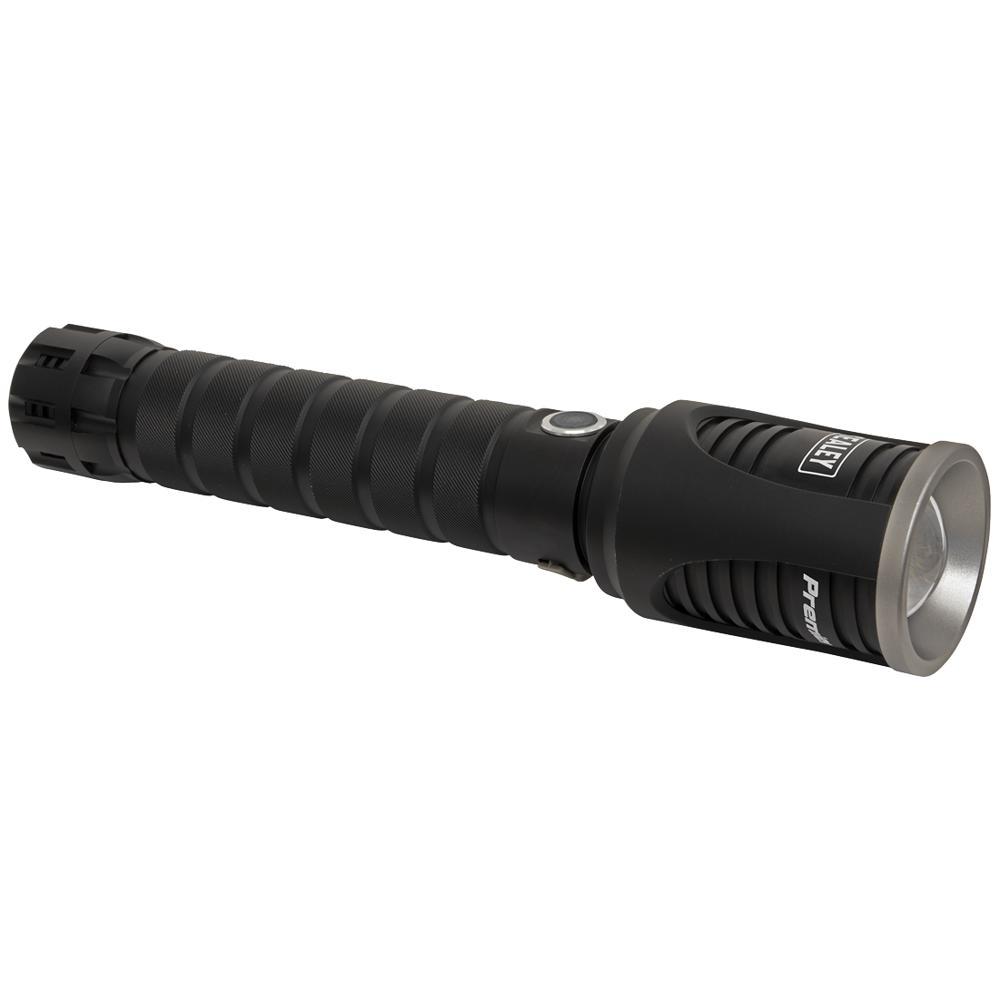 Sealey Premier Aluminium Rechargeable COB LED Hand Torch Black