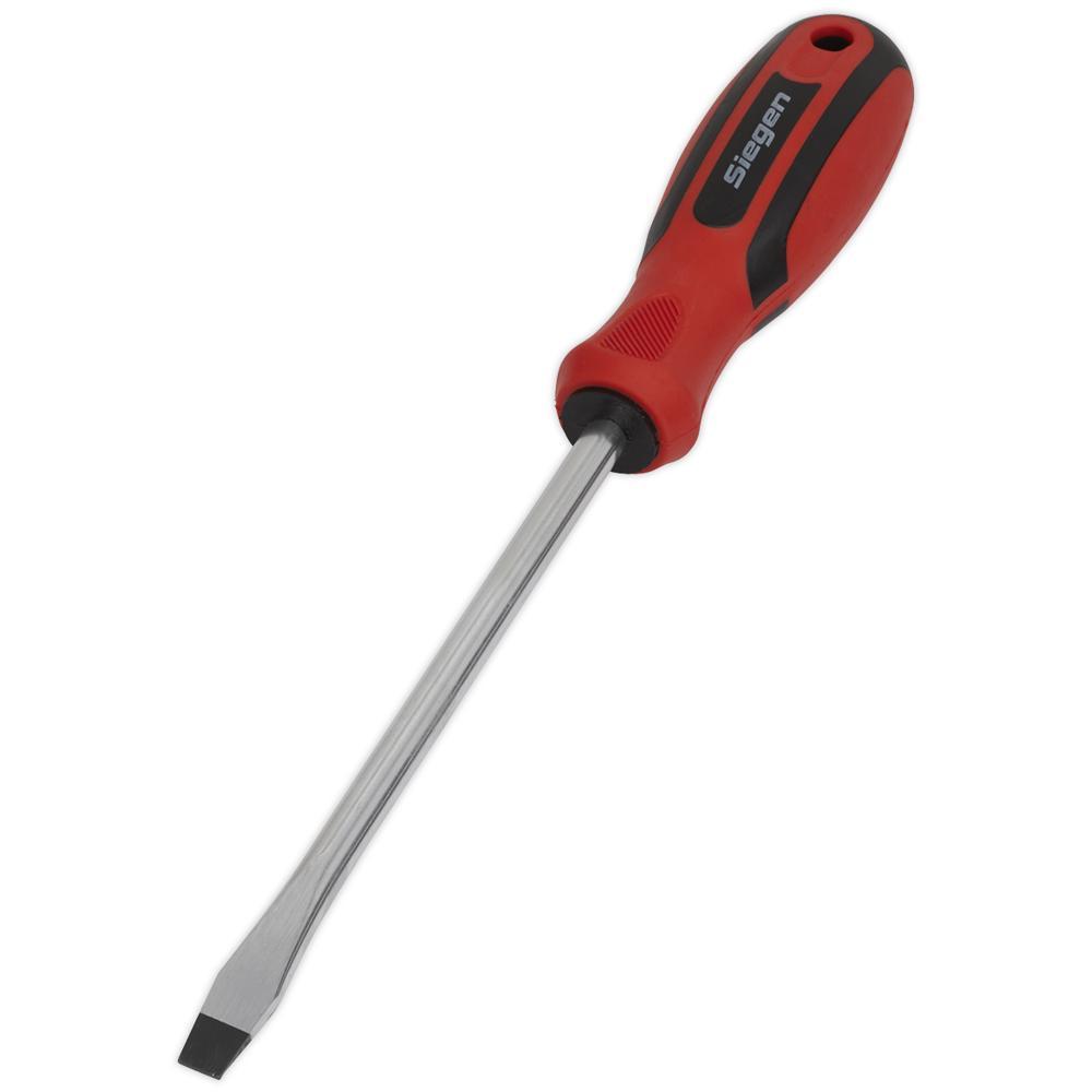 Siegen Flared Slotted Screwdriver 8mm 150mm