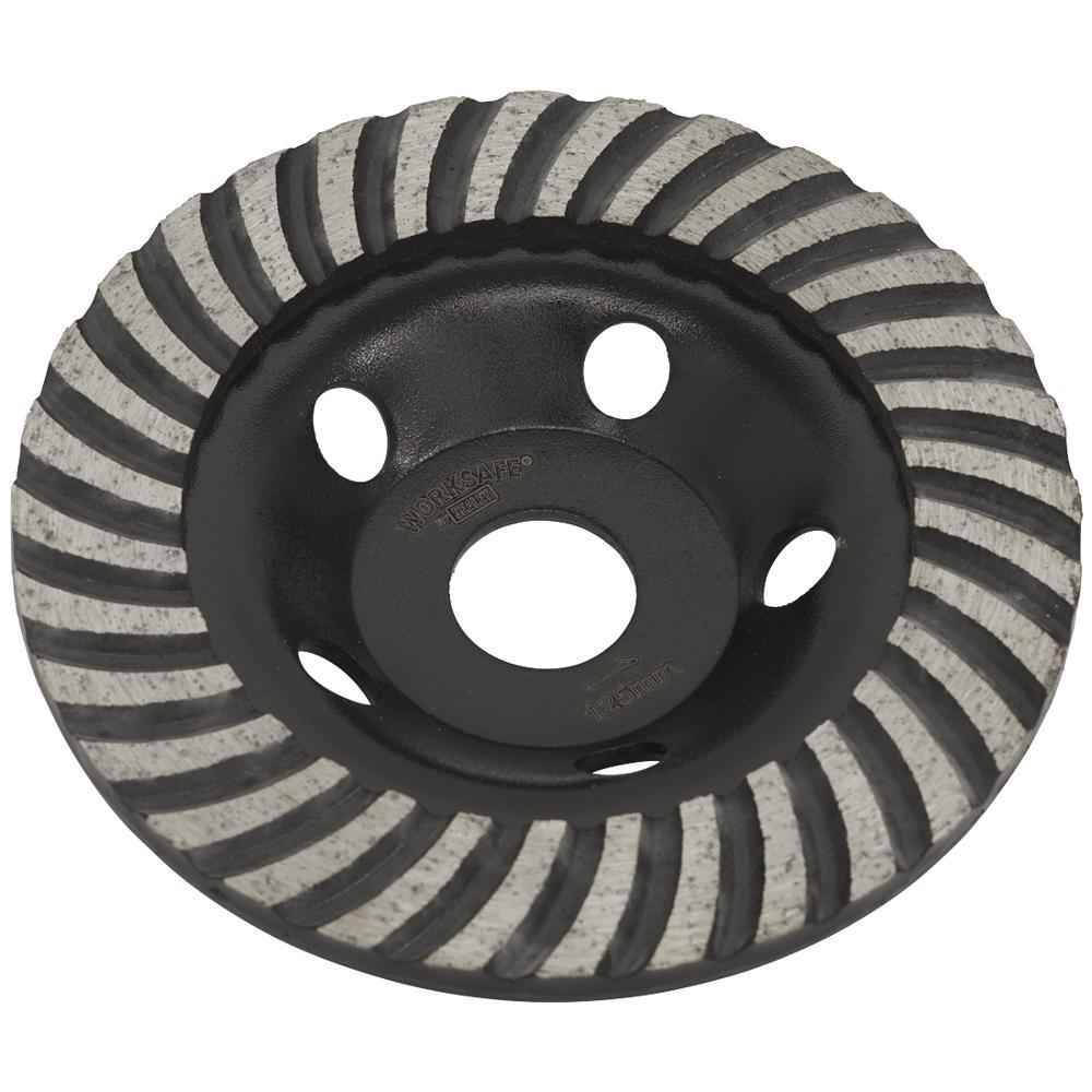 Sealey Concrete Grinding Head Turbo Row 125mm