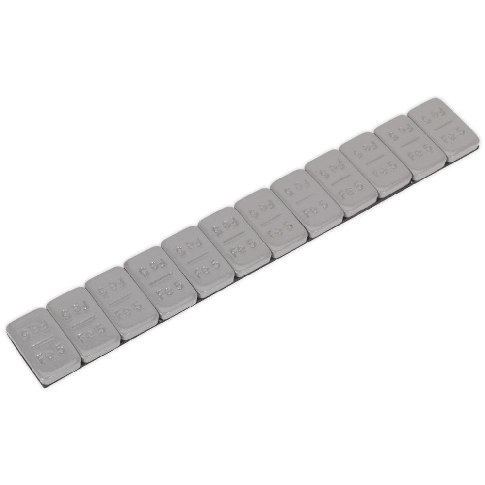 Sealey 5G Adhesive Zinc Plated Plastic Coated Wheel Weight Strips