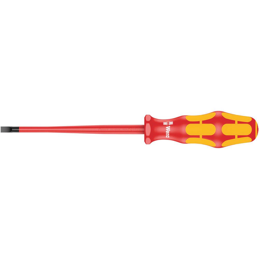 Wera Kraftform Plus 160IS VDE Insulated Slimline Slotted Screwdriver 5.5mm 125mm