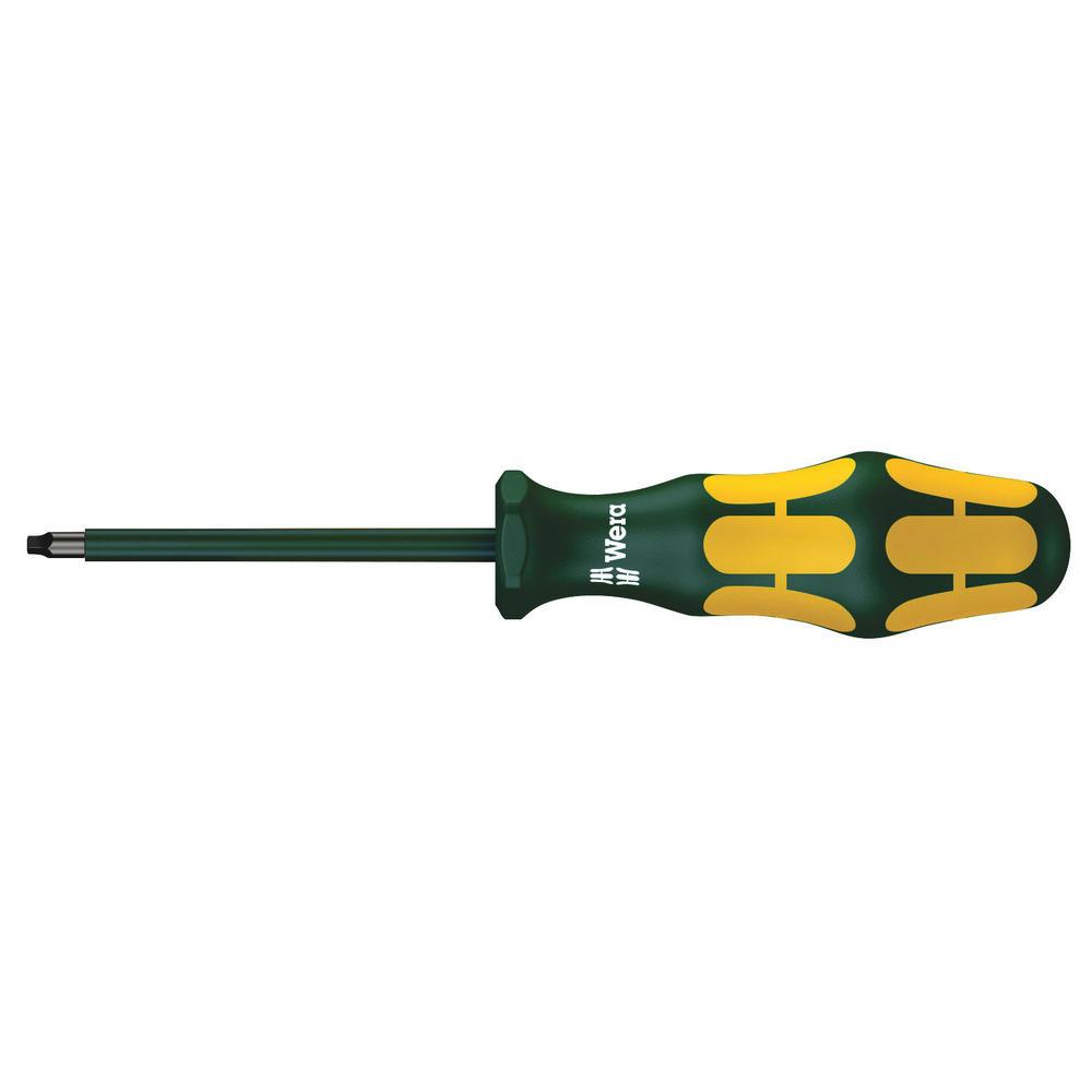 Wera Kraftform Plus 168I VDE Insulated Square Screwdriver Robertson Tip 1 80mm