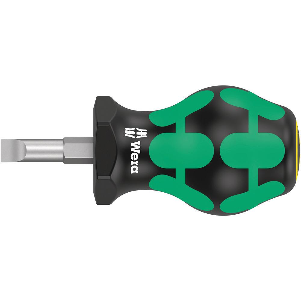 Wera 335 Stubby Slotted Screwdriver 6.5mm 24.5mm