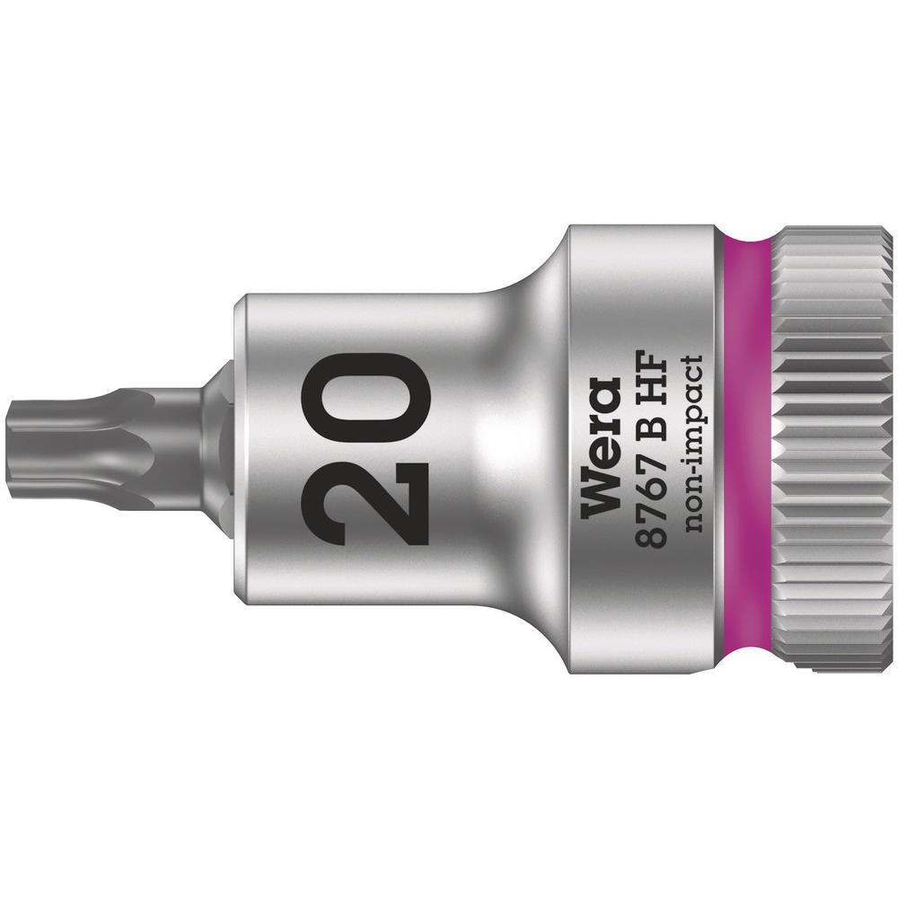 Wera 8767 B HF Zyklop 3/8" Drive Torx Socket Bit 3/8" T20