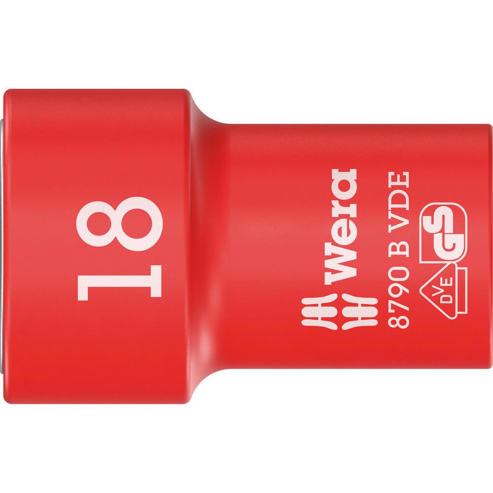 Wera 8790B Zyklop VDE 3/8" Drive Socket 3/8" 18mm