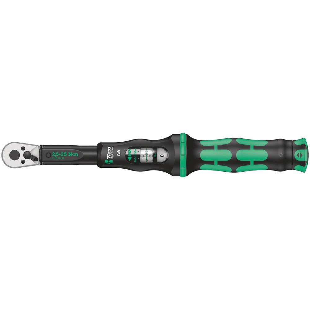 Wera 1/4 Hex Drive Click Torque A6 Torque Wrench
